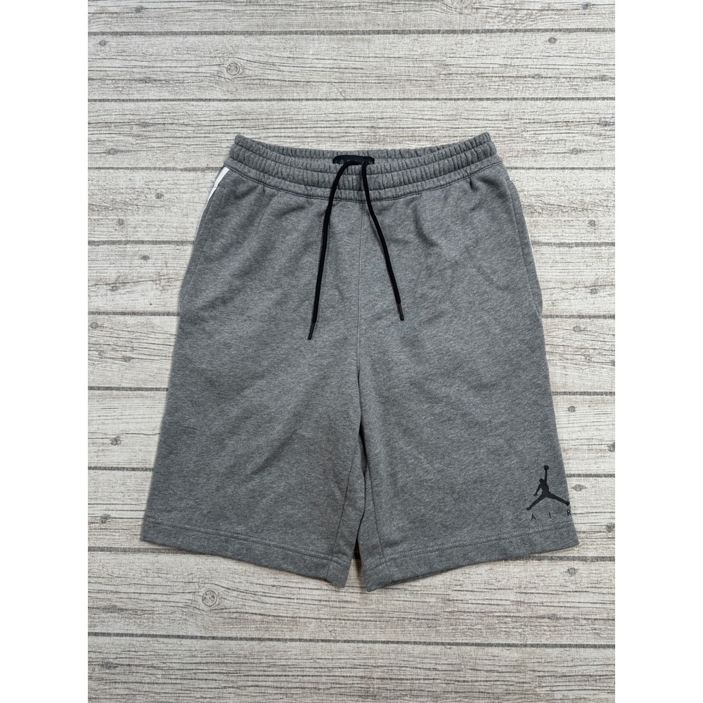Air Jordan Shorts Men's S Gray Fleece Standard Fit Jumpman Basketball Activewear